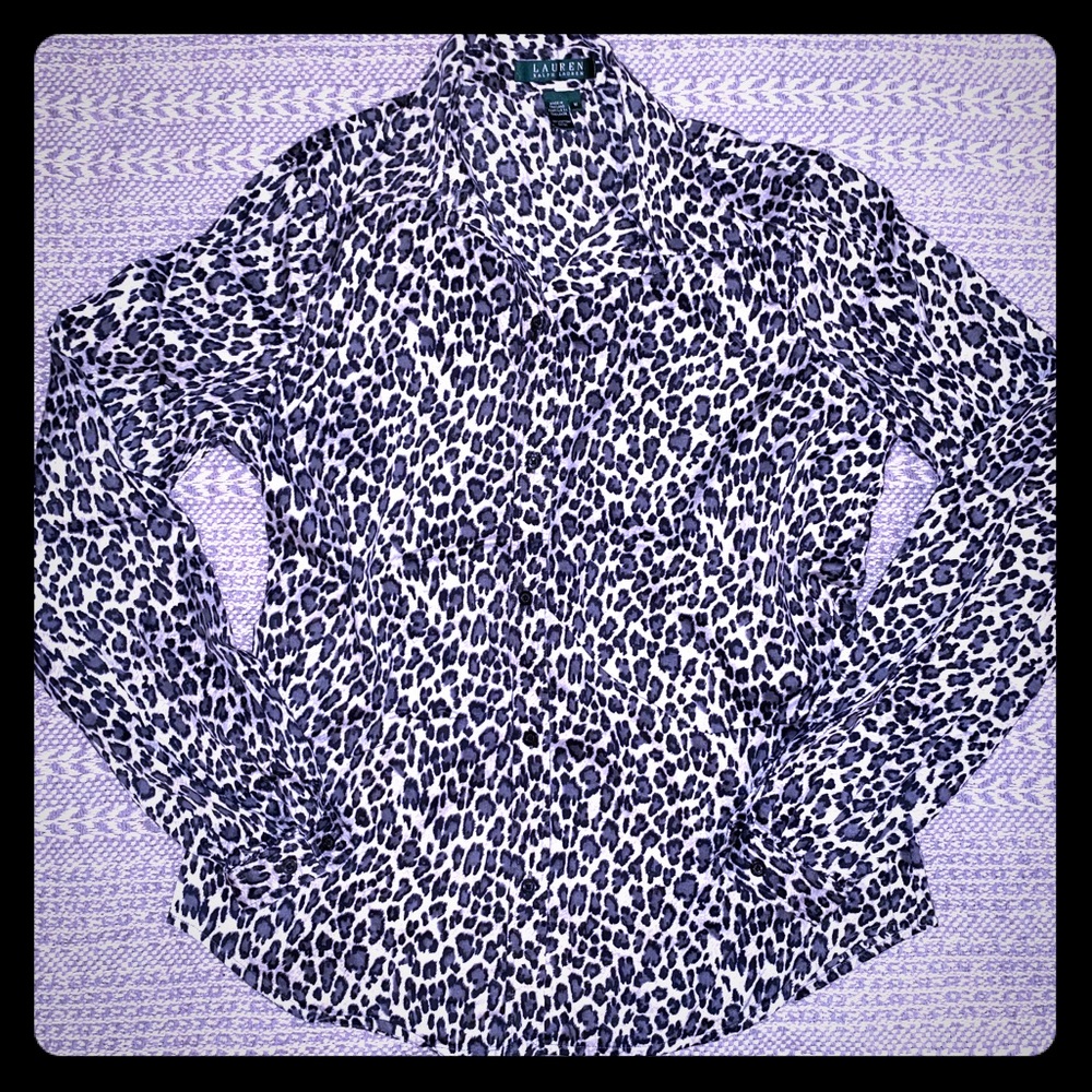 Ralph Lauren Leopard Button Down